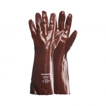 Honeywell PVC Handshake Kjemikaliebestandige hansker, røde, 12 par