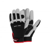 Gloves Pro Stone Construction Arbeidshansker, Grå/Sort, 12 Par, SGP-5280