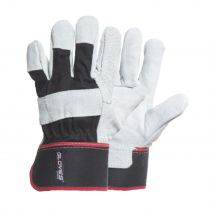 Gloves Pro Split Arbeidshansker, Hvit/Sort, 12 Par, SGP-5421-110