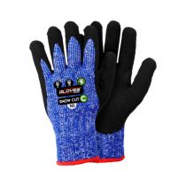 Gloves Pro Snow Level C Kuttbestandige hansker, svart/blå, 12 par, SGP-5610