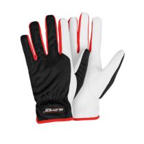 Gloves Pro Dex 2 Arbeidshansker, Hvit/Sort, 12 Par, SGP-5629