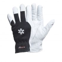 Gloves Pro Dex 12 Arbeidshansker, Hvit/Sort, 12 Par, SGP-5659