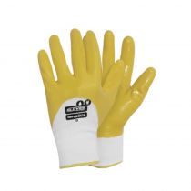 Gloves Pro Aqua Grips arbeidshansker, gul/hvit, 12 par, SGP-5697