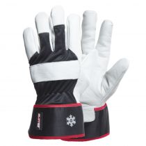 Gloves Pro Helfôrede Kalde Arbeidshansker, Hvit/Sort, 12 Par, SGP-5730