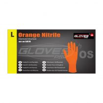 Gloves Pro Nitril Powder Free Engangshansker, oransje, 500 stk