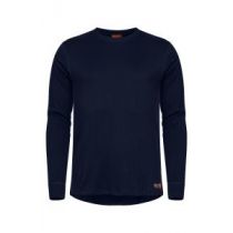 Tranemo 59409203 Flammehemmende T-skjorte med lange ermer, marineblå, 1 stk.
