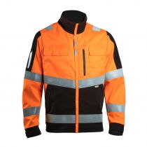 Dimex 6134 sikkerhetsjakke, oransje/svart, 1 stk