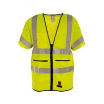 Tranemo RS0004 Flammehemmende Hi-Vis vest, gul, 1 stk., STN-RS0004