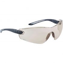 Bolle Safety COBCSP Cobra Brown Lens Platinum Hard Coat og Anti-Dog Coating Googles, svart/grå, 10 stk.