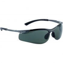 Bolle Safety Contour Smoke Lens Polarisert -linse Anti-ripebelegg Vernebriller, svart/grå, SBS-CONTPOL