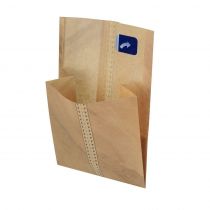Grønn boks DFC00508 Papir-burgerpose 15 x 16,5 x 8,5 cm med selvklebende forsegling, brun, 1000 stykker