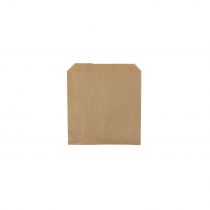 Grønn boks DRE02 biologisk nedbrytbare flate papirposer, brune, 1000 stykker