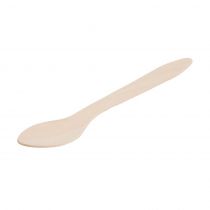 Grønn boks DSE06316 Bio-belagt Premium 18 cm treskjeer, beige, 1000 stykker