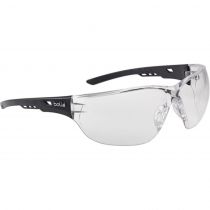 Bolle Safety NESSPSI Ness Clear Lens Platinum Lite ASAF sikkerhetsbriller, svart, 10 stk.