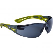 Bolle Safety PSSRUSP4522 Smoke Eco Pack beskyttelsesbriller, grå/grønn, 20 stk.