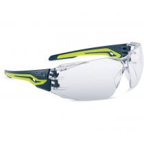 Bolle Safety PSSSILP091 Clear Eco Pack beskyttelsesbriller, blå/gul, 20 stk.