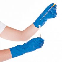 Hygo Star høyrisiko lateks kjemikaliebestandige hansker, blå, 10 x 50 stykker