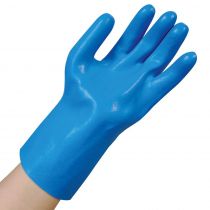 Hygo Star Latex profesjonelle kjemikaliebestandige hansker, blå, 12 x 1 par