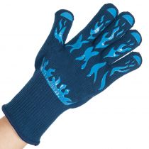 Hygo Star Allfood Hot Silikonbelegg Kuttbestandige hansker, blå, 10 x 1 stk., SFM-336400
