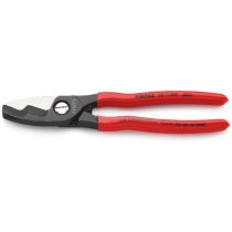 Knipex 9511200SB 200 mm dyppet kabelsaks, med dobbelt blad, 1 stk.