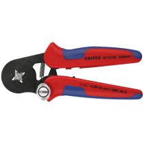 Knipex 975304SB selvjusterende krympetang for endehylser for sidemating, 1 stk.