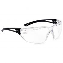Bolle Safety SLAPSI SLAM Clear Lens Platinum Lite ASAF sikkerhetsbriller, svart, 10 stk.