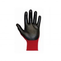 Traffi TG1290 X-Dura Ultra PU-hansker, rød/svart, 100 par