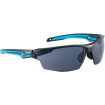 Bolle Safety Smoke Lens Polarized -linse Anti-ripebelegg Vernebriller, svart/blå, SBS-TRYOPOL