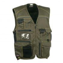 Cofra V016-0-03 Expert vest, Fango/Nero, 1 stk.