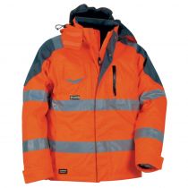 Cofra V017-0-01 Rescue HV polstret jakke, Arancio Fluo/Antrac, 1 stk.