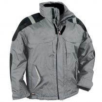 Cofra V022-0-01 Cyclone polstret jakke, Grigio/Nero, 1 stk.