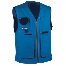 Cofra V055-0-02 Zürich vest, Azzurro/Nero, 1 stk.