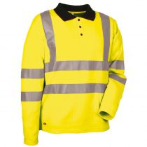 Cofra V111-2-00 New Highway(00 Giallo Fluo) poloskjorte, Giallo Fluo, 1 stk.