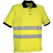 Cofra V116-0-00 Helpway poloskjorte, Giallo Fluo, 1 stk.