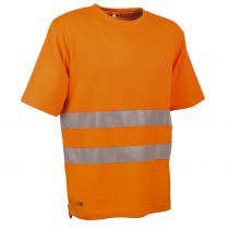Cofra V118-0-01 Vis T-skjorte, Arancio Fluo, 1 stk