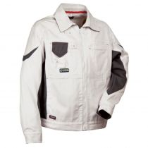 Cofra V230-0-09 Danzica-jakke, Bianco/Antracite, 1 stk.