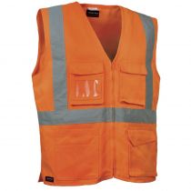 Cofra V295-0-01 Seki(01 Arancio Fluo) vest, Arancio Fluo, 1 stk., SCF-V295-0-01