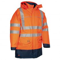 Cofra V342-0-02 St.Petersburg Parka, Arancio/Marine, 1 stk.