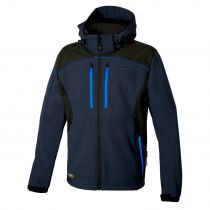 Cofra V552-0-02 Klarbo Softshell-jakke, Navy/Nero/Royal, 1 stk., SCF-V552-0-02