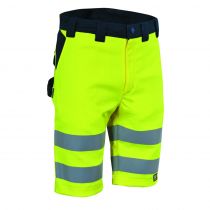 Cofra V602-0-03 Bejuma Shorts, Giallo Fluo/Navy, 1 stk.