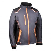 Cofra V643-0-04 Selters Softshell-jakke, Antrasitt/Nero/Ara, 1 stk.