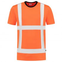 Tricorp Safety Rws Birdseye T-skjorte 103005, Fluor Orange, 1 stk.