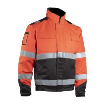 Dimex Hi-Vis vinterjakke, Rød, 1 Stykke, SDM-2250E-L, size L