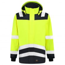 Tricorp Safety Parka High Vis Bicolor 403020, fluorgul/blekk, 1 stk.