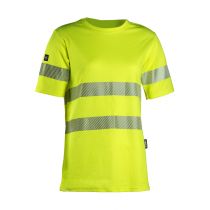 Dimex Kvinne Hi-Vis T-skjorte, Gul, 1 Stykke, SDM-4481-M, size M