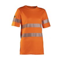 Dimex Kvinne Hi-Vis T-skjorte, Oransje, 1 Stykke, SDM-4484-M, size M