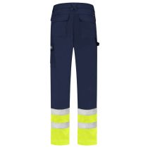 Tricorp Safety Multi-Standard Arbeidsbukser Bicolor 503004, Blekk/Fluor Gul, 1 Stykke, SUT-503004InkFluoryellow66, size 66