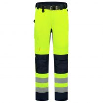 Tricorp Safety Arbeidsbukse Høy Syn Bicolor 503011, Fluor Gul/Blekkblå, 1 Stykke, SUT-503011FluoryellowInk