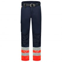 Tricorp Safety Arbeidsbukse Høy Syn 503012, Blekkblå/Fluor Rød, 1 Stykke, SUT-503012InkFluorred