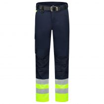 Tricorp Safety Arbeidsbukse Høy Syn 503012, Blekkblå/Fluor Gul, 1 Stykke, SUT-503012InkFluoryellow